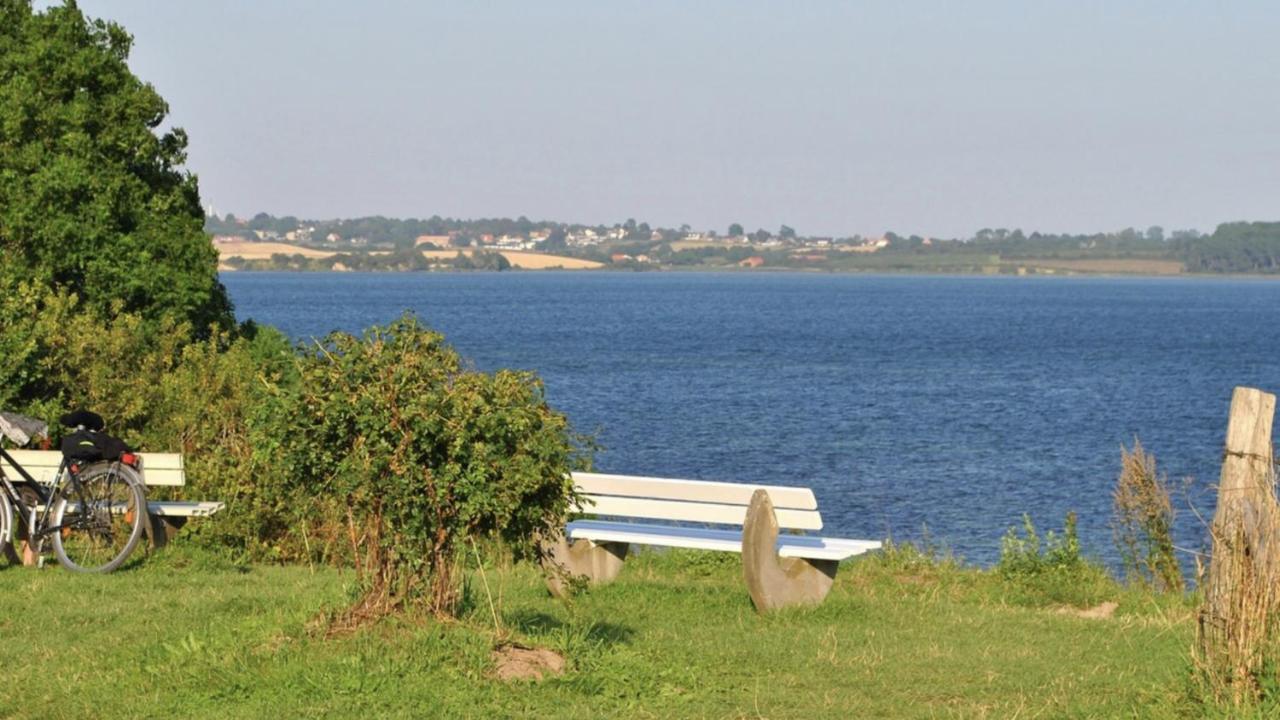 Strandblick Mit Strandkorb & Fahrraedern Glücksburg Exterior foto